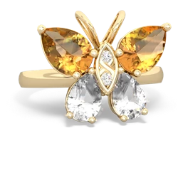 matching rings - Butterfly