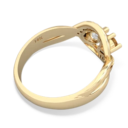 Citrine Summer Winds 14K Yellow Gold ring R5342