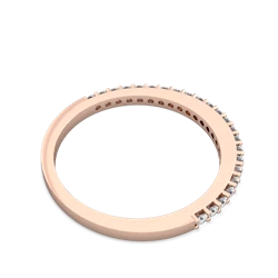 Diamond Classic Wedding Band 14K Rose Gold ring W2643