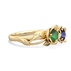 Emerald Rose Garden 14K Yellow Gold ring R5510