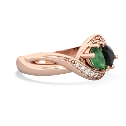 Emerald Summer Winds 14K Rose Gold ring R5342