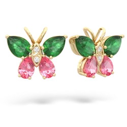 matching earrings - Butterfly