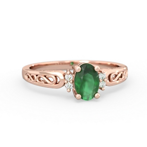 matching rings - Filligree Scroll Oval