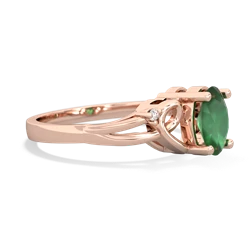 Emerald Swirls 14K Rose Gold ring R2347