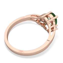 Emerald Swirls 14K Rose Gold ring R2347