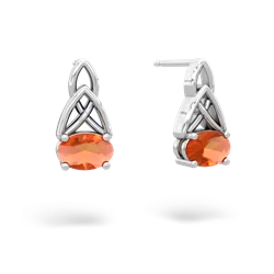 matching earrings - Celtic Trinity Knot