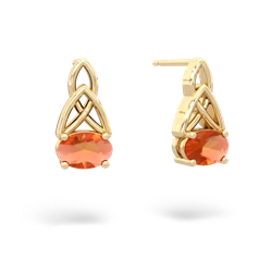 matching earrings - Celtic Trinity Knot
