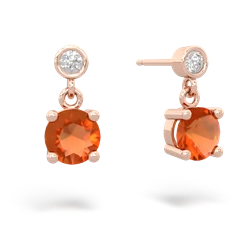 matching earrings - Round Stud