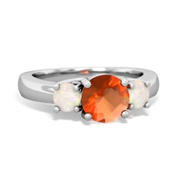 matching rings - Three Stone Round Trellis