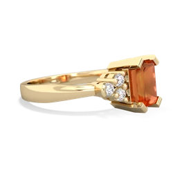 Fire Opal Timeless Classic 14K Yellow Gold ring R2591