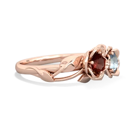 Garnet Rose Garden 14K Rose Gold ring R5510