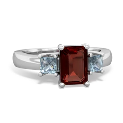 similar item - Three Stone Emerald-cut Trellis