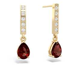 matching earrings - Art Deco Diamond Drop