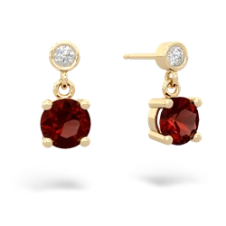 matching earrings - Round Stud