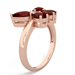 Garnet Butterfly 14K Rose Gold ring R2215