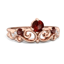 Pink Tourmaline Crown Keepsake 14K Rose Gold ring R5740