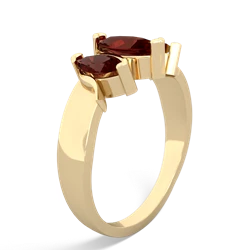 Onyx Three Peeks 14K Yellow Gold ring R2433