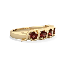 Garnet Anniversary Band 14K Yellow Gold ring R2089