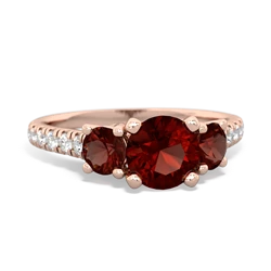 Alexandrite Pave Trellis 14K Rose Gold ring R5500