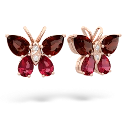 matching earrings - Butterfly