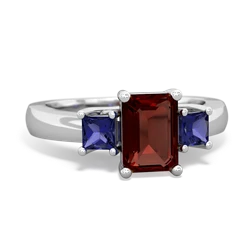 similar item - Three Stone Emerald-cut Trellis