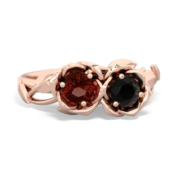 Garnet Rose Garden 14K Rose Gold ring R5510