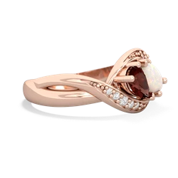 Garnet Summer Winds 14K Rose Gold ring R5342