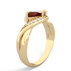 Garnet Summer Winds 14K Yellow Gold ring R5342