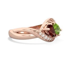 Garnet Summer Winds 14K Rose Gold ring R5342