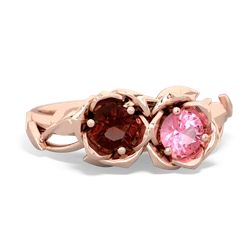 Garnet Rose Garden 14K Rose Gold ring R5510