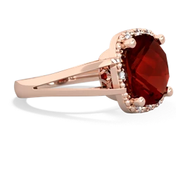 Garnet Art Deco Cocktail 14K Rose Gold ring R2498