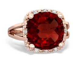 Garnet Art Deco Cocktail 14K Rose Gold ring R2498