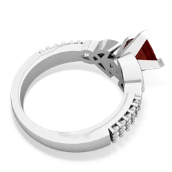 garnet engagement rings