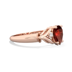 Garnet Precious Pear 14K Rose Gold ring R0826