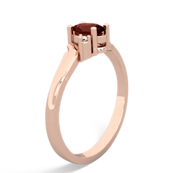 Garnet Elegant Swirl 14K Rose Gold ring R2173