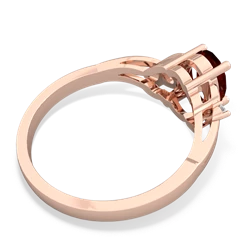 Garnet Swirls 14K Rose Gold ring R2347