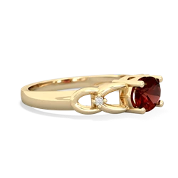 Garnet Links 14K Yellow Gold ring R4032