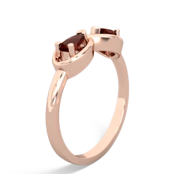 Garnet Infinity 14K Rose Gold ring R5050