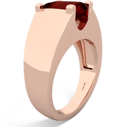 Garnet Men's 14K Rose Gold ring R1836