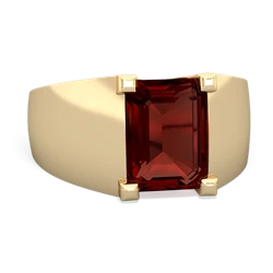 Garnet Men's 14K Yellow Gold ring R1836