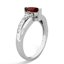 Garnet Royal Marquise 14K White Gold ring R2343