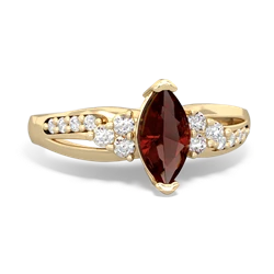 Garnet Royal Marquise 14K Yellow Gold ring R2343