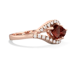 Garnet Mother And Child 14K Rose Gold ring R3010