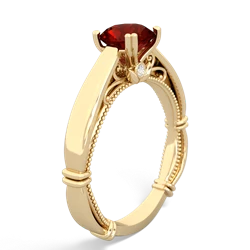 Garnet Renaissance 14K Yellow Gold ring R27806RD