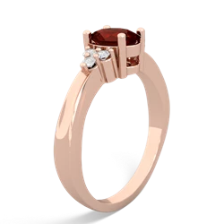 Garnet Simply Elegant 14K Rose Gold ring R2113