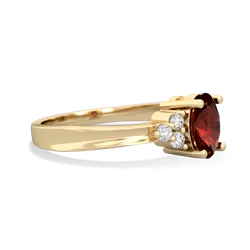 Garnet Simply Elegant 14K Yellow Gold ring R2113