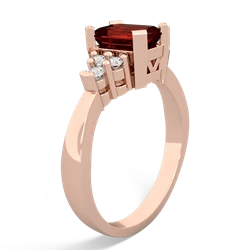 Garnet Timeless Classic 14K Rose Gold ring R2591