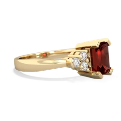 Garnet Timeless Classic 14K Yellow Gold ring R2591