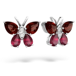 matching earrings - Butterfly