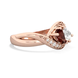 Garnet Summer Winds 14K Rose Gold ring R5342